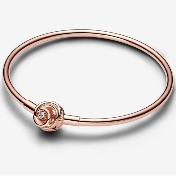 Pandora Jewelry - Pandora Moments Encircled Clasp Bangle